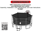 15'ft Round Sportspower Trampoline Model TR-0987